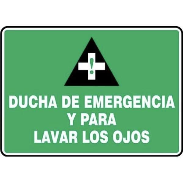 Accuform SAFETY SIGN EMERGENCY SHOWER AND EYE SHMFSD985XV - main